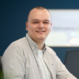 Goran Schyns, développeur full-stack de l'agence digitale Defaweux