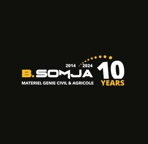 Création logo B. Somja 10 Years !