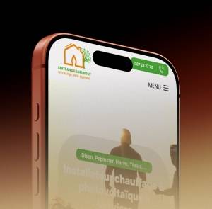 Site internet vitrine de qualité pour le chauffagiste Bertrand & Darimont à Verviers
