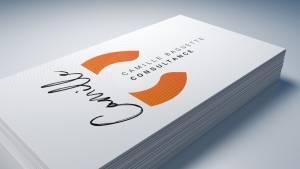 Identité visuelle et cartes de visites pour Camille Baguette