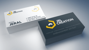 Cartes de visites et nouvelle identité visuelle pour JRL Création